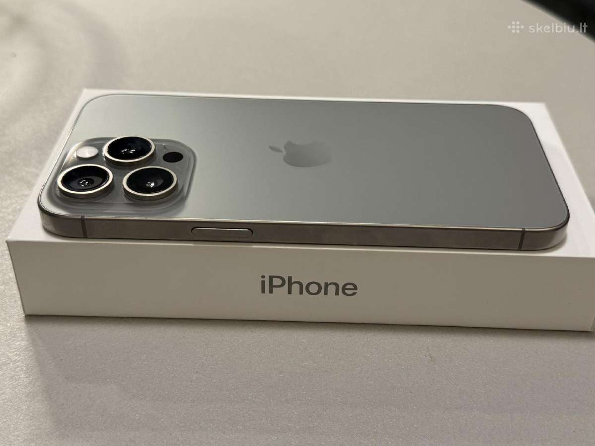 iPhone 15 Pro Max, 256gb, Titanium - nuotraukos Nr. 9