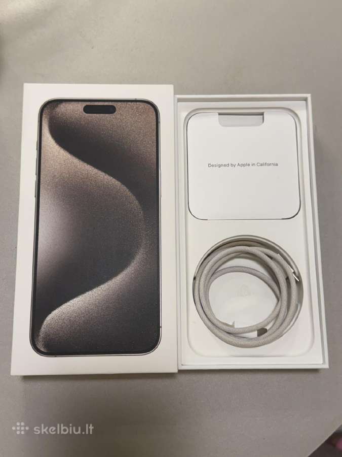 iPhone 15 Pro Max, 256gb, Titanium - nuotraukos Nr. 13