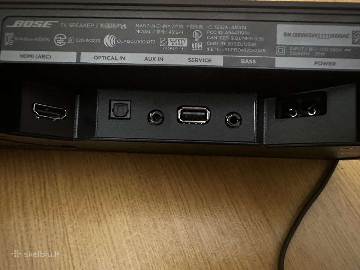 Bose soundbar / kolonėlė - nuotraukos Nr. 2