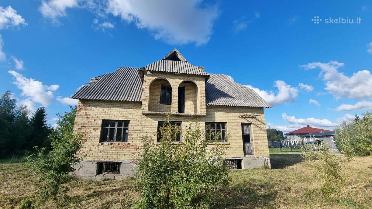 Vaiteliai 12 arų ir 300kv legalus, nebaigtas namas - nuotraukos Nr. 2