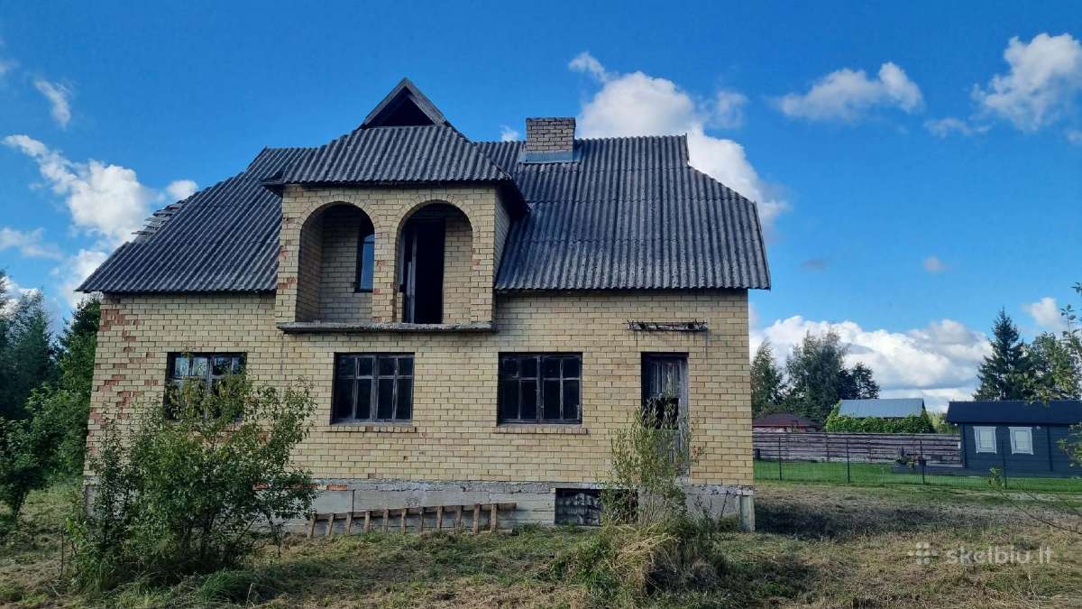 Vaiteliai 12 arų ir 300kv legalus, nebaigtas namas - nuotraukos Nr. 3