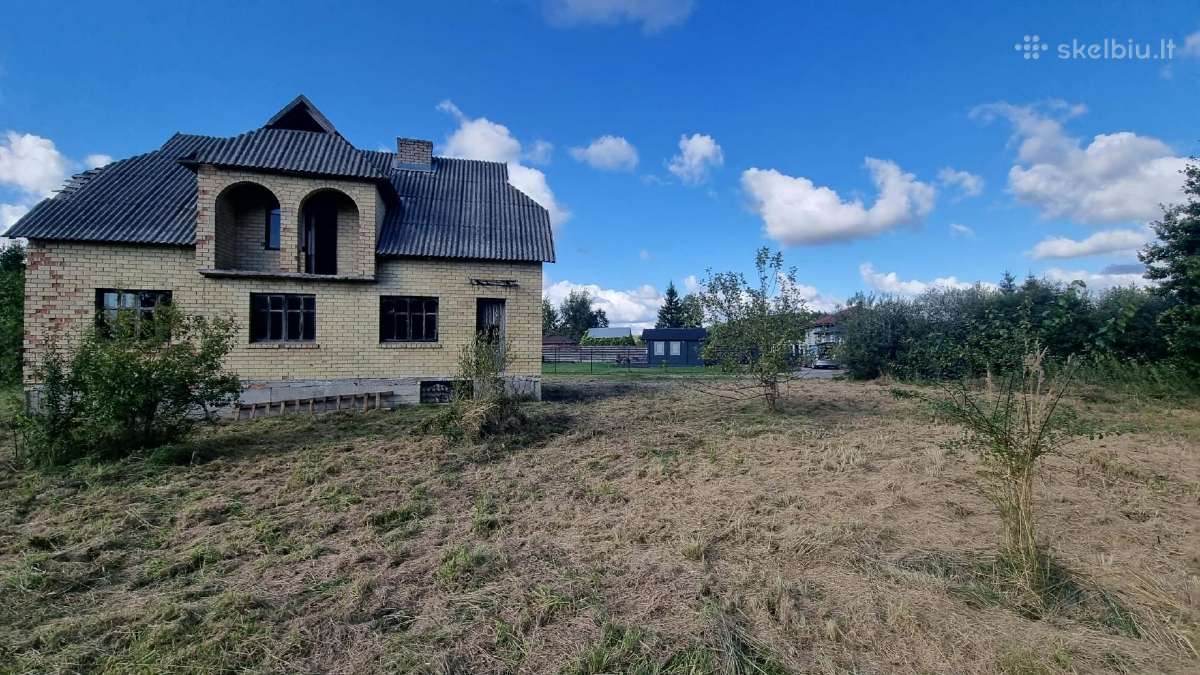 Vaiteliai 12 arų ir 300kv legalus, nebaigtas namas - nuotraukos Nr. 5