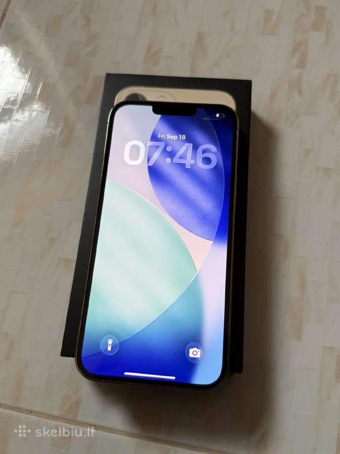 iPhone 13 Pro Max 256gb Gold - nuotraukos Nr. 3