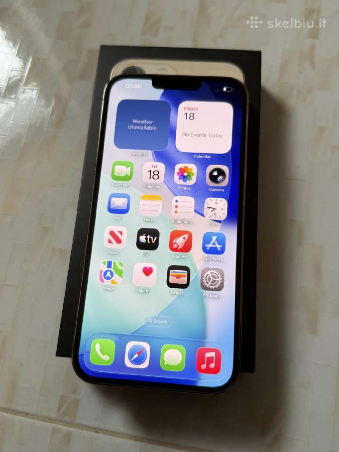 iPhone 13 Pro Max 256gb Gold - nuotraukos Nr. 4