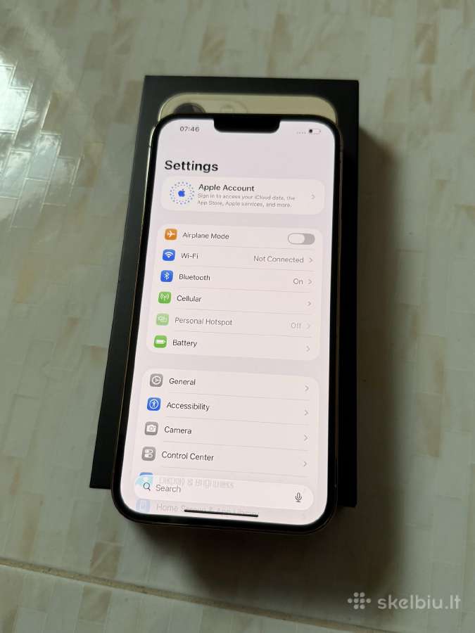 iPhone 13 Pro Max 256gb Gold - nuotraukos Nr. 5