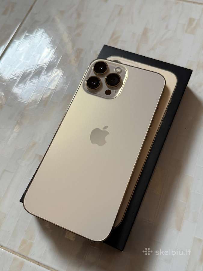 iPhone 13 Pro Max 256gb Gold - nuotraukos Nr. 8