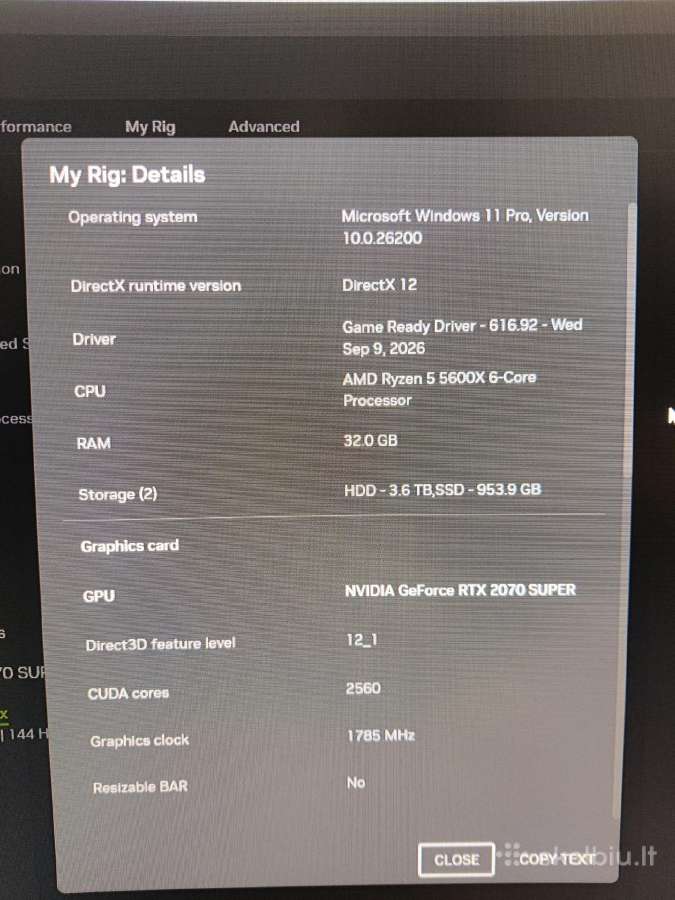 Msi gaming pc+34"monitorius - nuotraukos Nr. 5