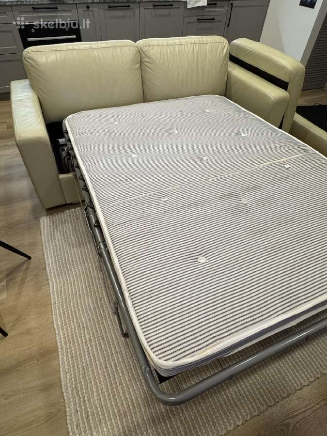Odinė sofa - nuotraukos Nr. 4