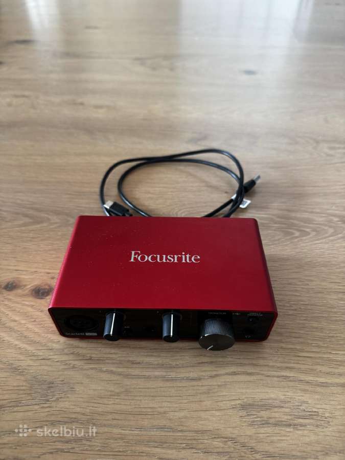 Focusrite Scarlett Solo 2nd Gen garso plokštė - nuotraukos Nr. 2