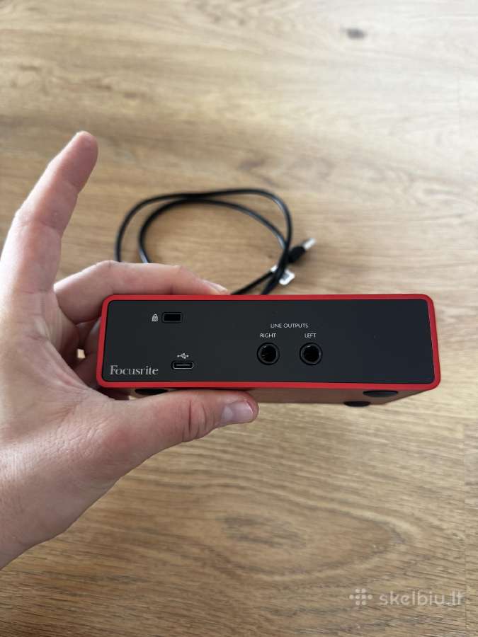 Focusrite Scarlett Solo 2nd Gen garso plokštė - nuotraukos Nr. 4