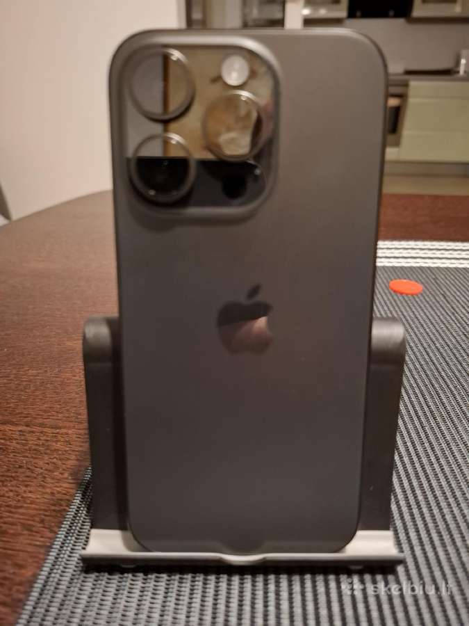 iPhone 15 Pro Titanium black - nuotraukos Nr. 4