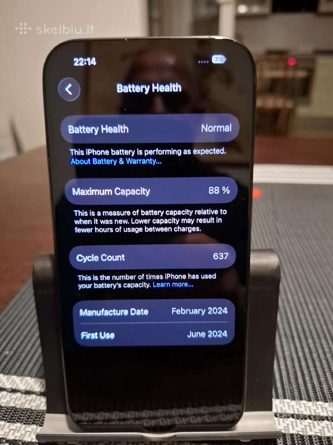 iPhone 15 Pro Titanium black - nuotraukos Nr. 11