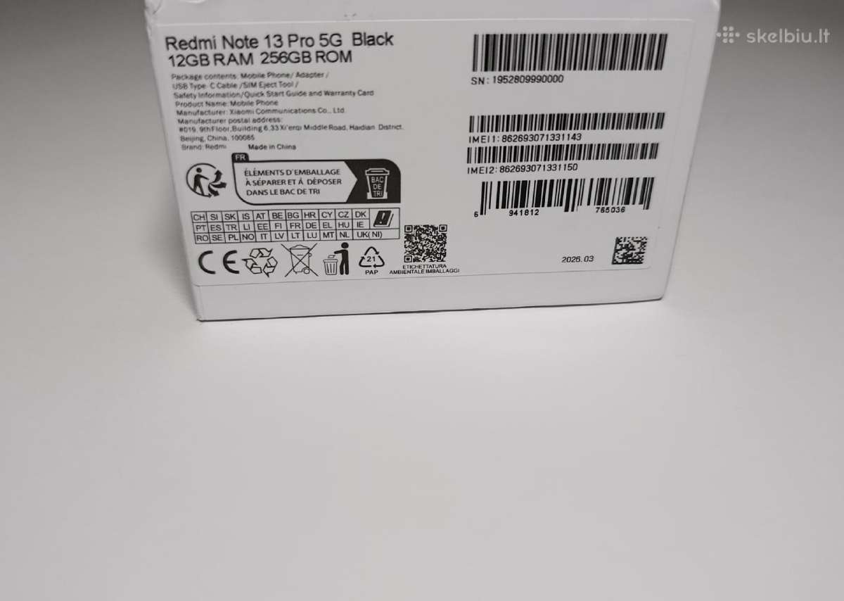 Xiaomi Redmi Note 13 Pro 5G 12/256 GB - nuotraukos Nr. 4