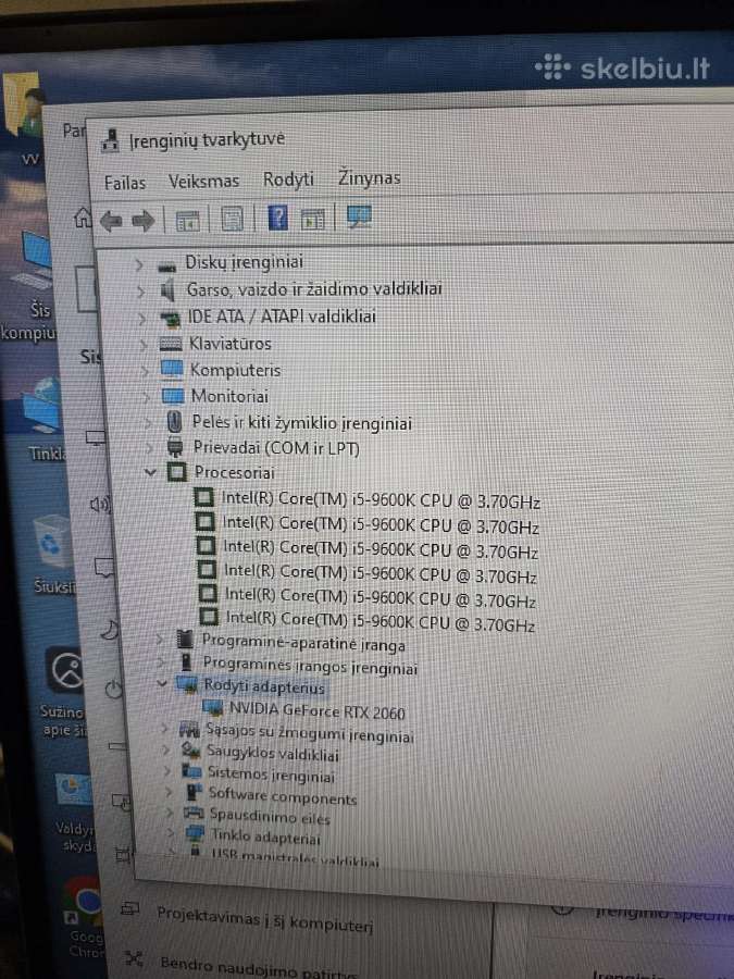 Tvarkinga I5 9600k dėžė - nuotraukos Nr. 24