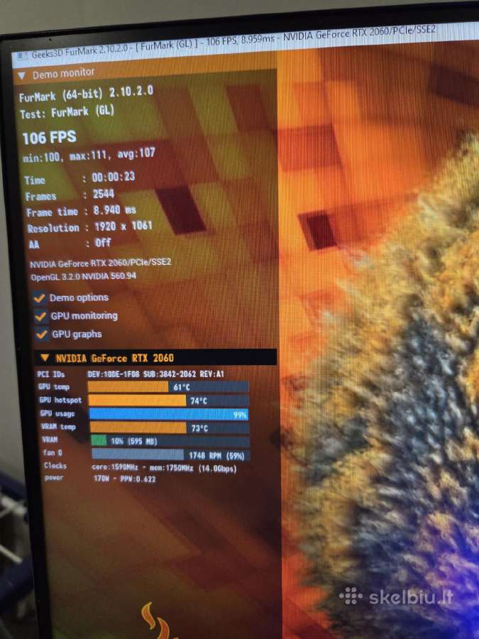 Tvarkinga I5 9600k dėžė - nuotraukos Nr. 25
