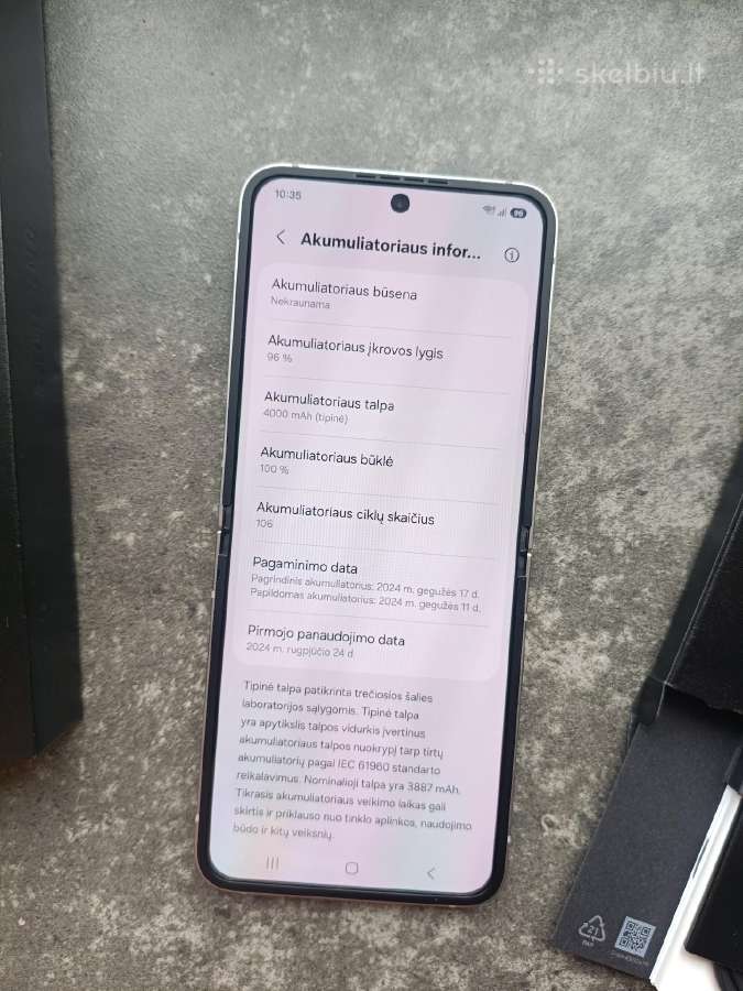 Samsung Galaxy Z Flip 6 5G - nuotraukos Nr. 5