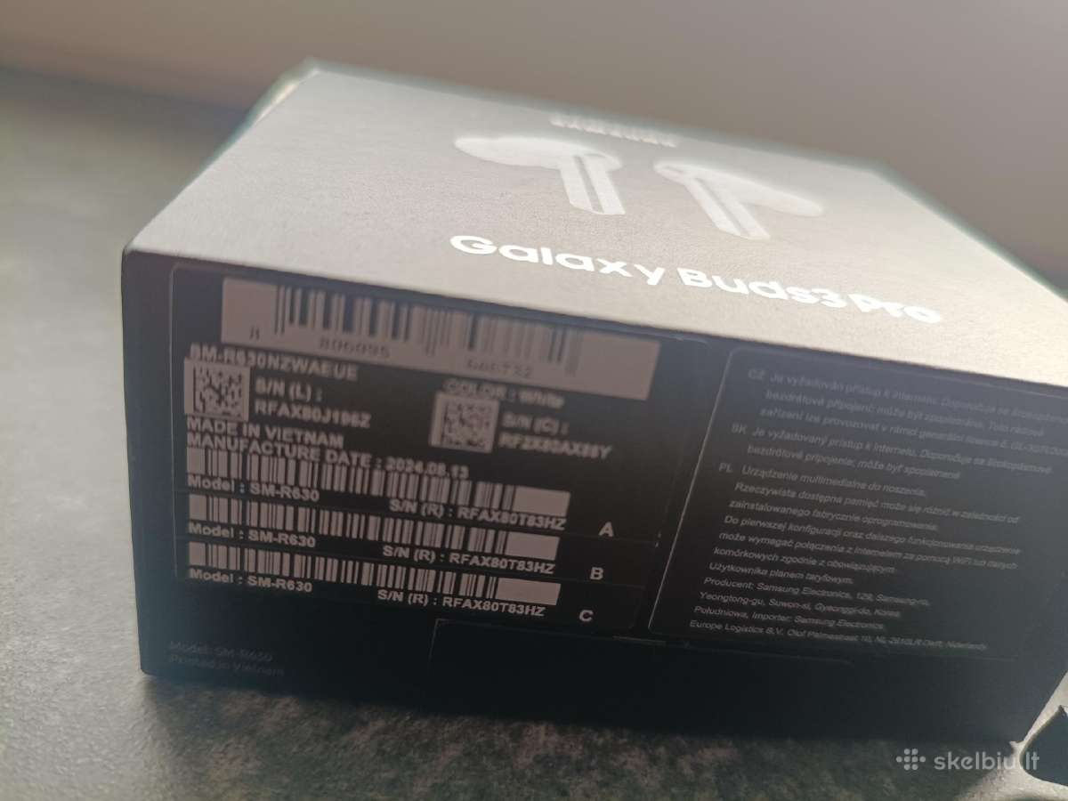 Samsung Galaxy Buds 3 Pro ausinės - nuotraukos Nr. 4