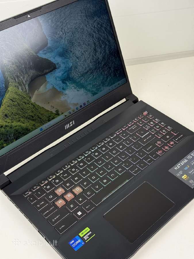 Msi Katana 15 Rtx 4070 I7 13700h 16gb Ddr5 1tb SSD - nuotraukos Nr. 3