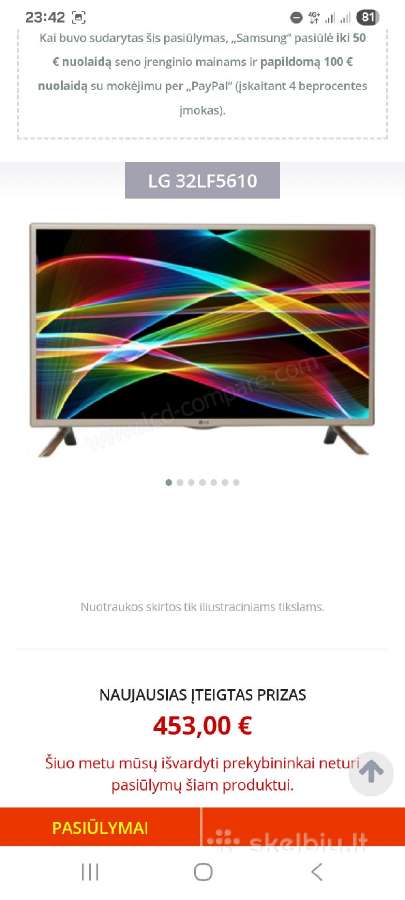 LG 32lh - nuotraukos Nr. 2