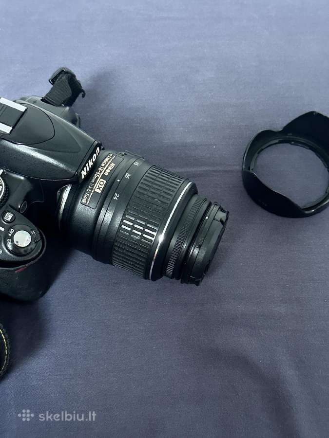 Nikon D3100 kamera + 18-55mm objektyvas - nuotraukos Nr. 3