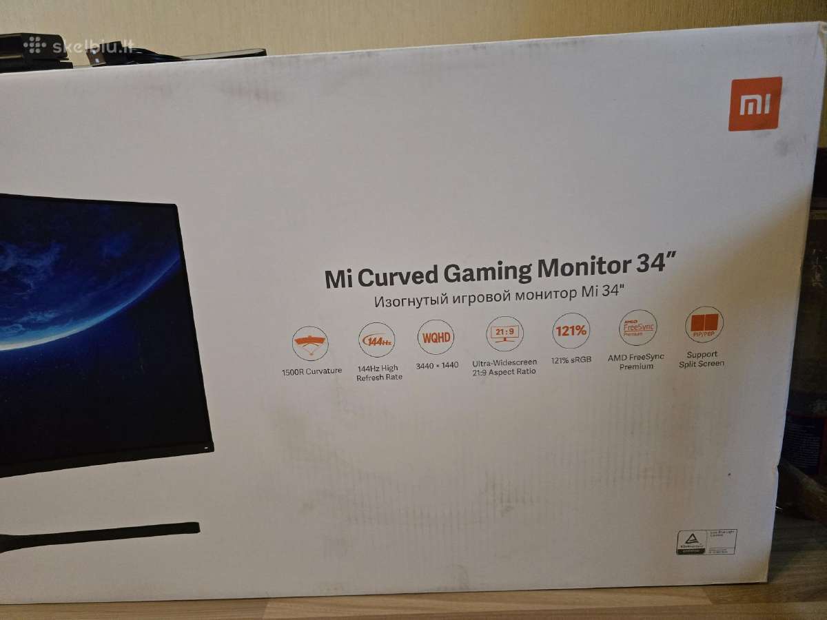 Mi Curved Gaming Monitor 34 colių - nuotraukos Nr. 2