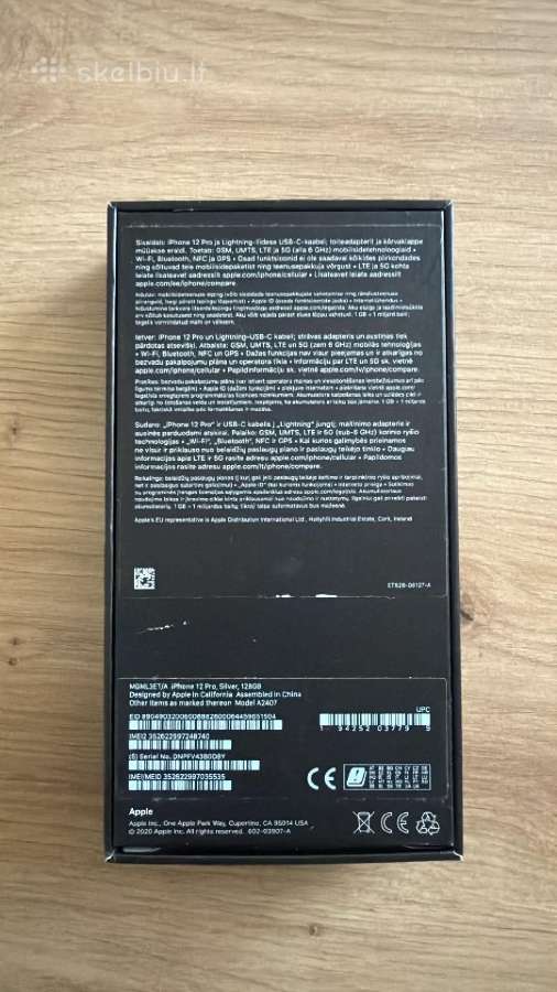 iPhone 12pro mylėtas, saugotas - nuotraukos Nr. 4