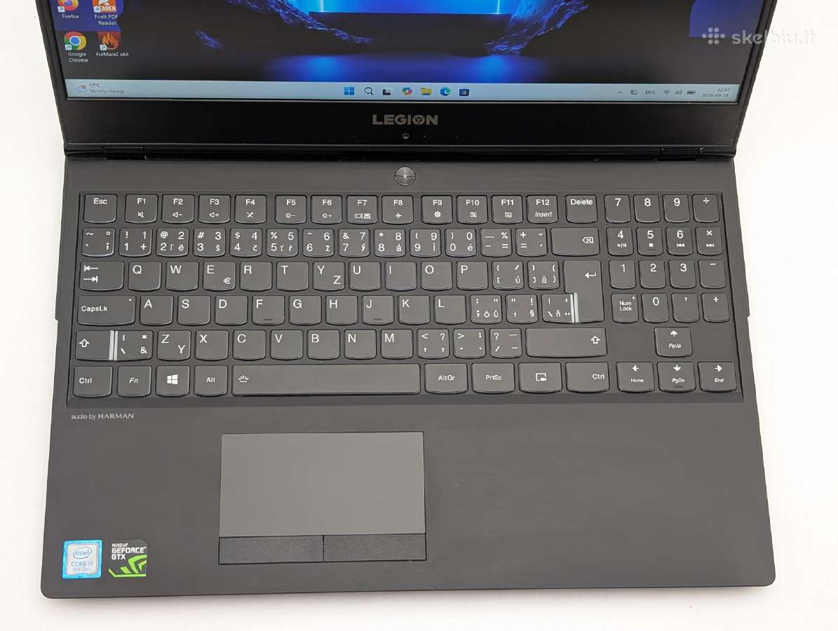 Lenovo Legion Y530 i5-8300h 16gb SSD+HDD Gtx 4gb - nuotraukos Nr. 4