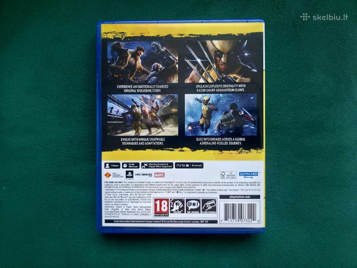 Ps5 Marvel Wolverine - nuotraukos Nr. 5