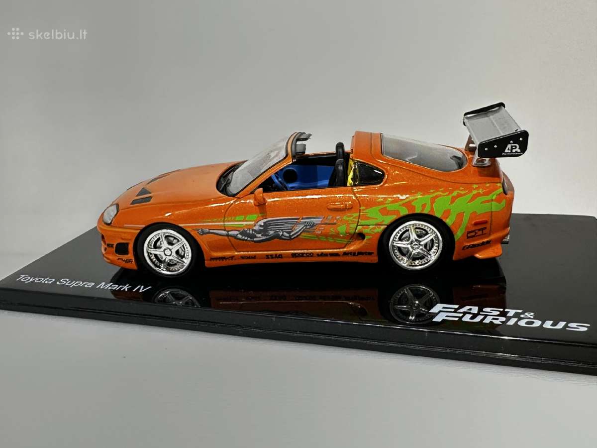 Toyota Supra Mark Iv 1994 Brian O'conner 1:43 - nuotraukos Nr. 3