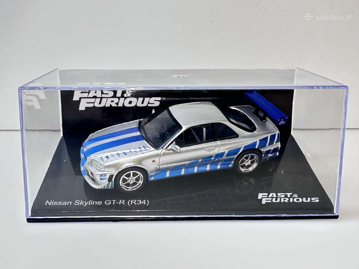 Nissan Skyline GT-r R34 1999 Brian Oconner 1:43 - nuotraukos Nr. 2