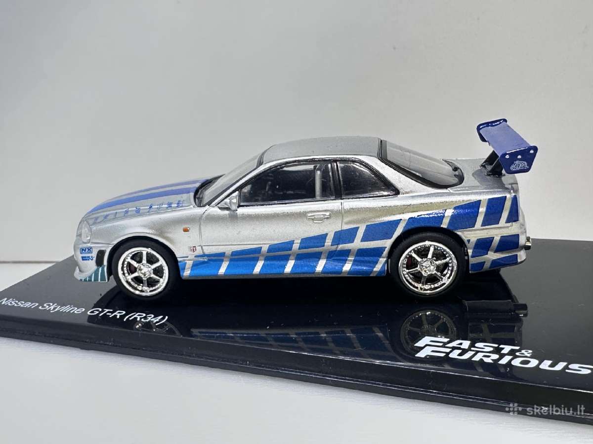 Nissan Skyline GT-r R34 1999 Brian Oconner 1:43 - nuotraukos Nr. 3