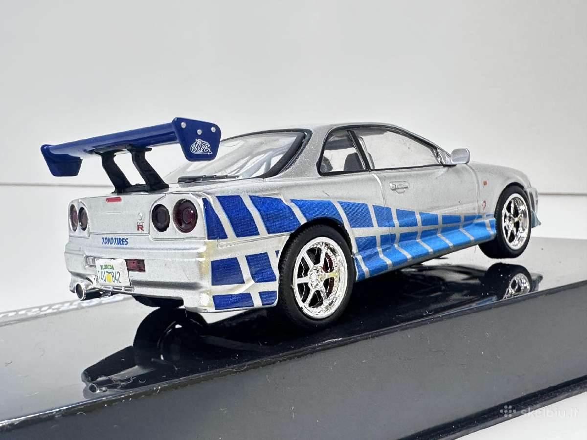 Nissan Skyline GT-r R34 1999 Brian Oconner 1:43 - nuotraukos Nr. 6