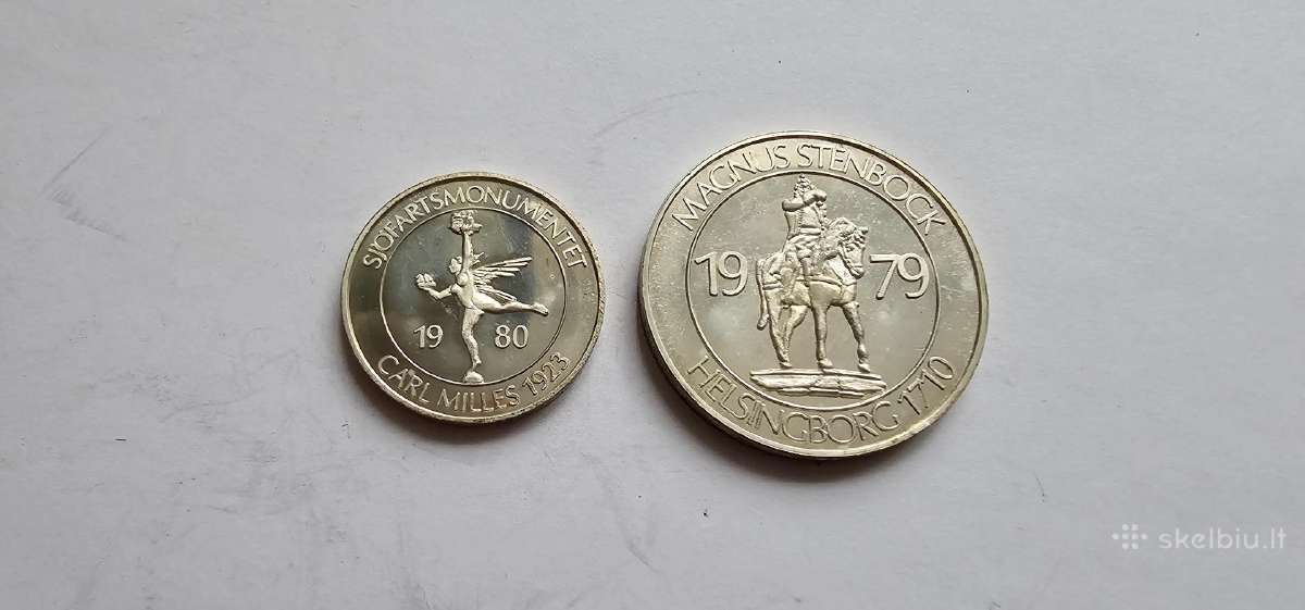 1979-1980 100 kronu Norvegija Proof Unc - nuotraukos Nr. 2
