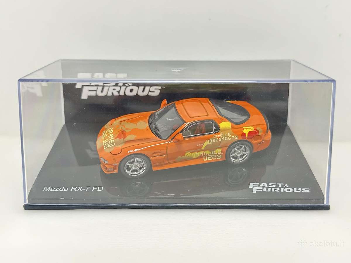 Mazda Rx-7 Fd 1993 Julius oranžinė 1:43 1:43 - nuotraukos Nr. 2