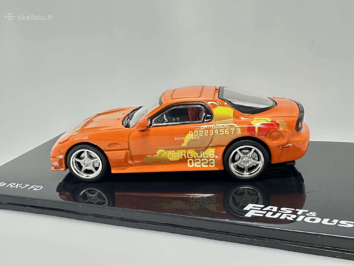 Mazda Rx-7 Fd 1993 Julius oranžinė 1:43 1:43 - nuotraukos Nr. 4