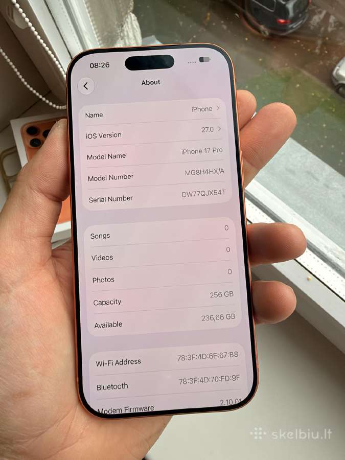 iPhone 17 Pro 256gb - nuotraukos Nr. 5