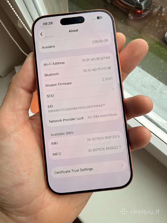 iPhone 17 Pro 256gb - nuotraukos Nr. 6