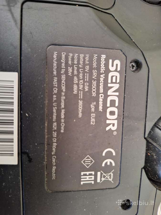 Siurblys-robotas Sencor Srv3150or - nuotraukos Nr. 6