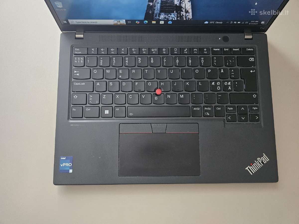 Lenovo Thinkpad T14 gen4 i5-13k,16gb/512gb - nuotraukos Nr. 2