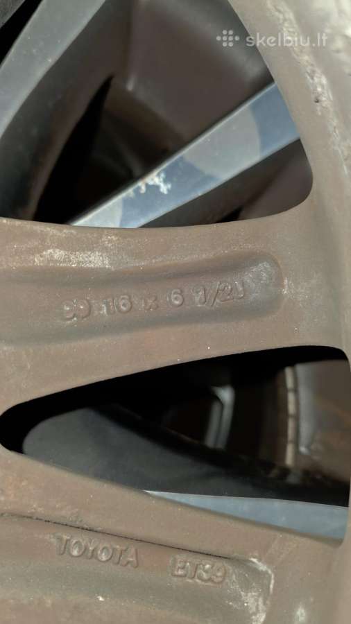 Toyota Avensis R16 ratlankiai su padangomis - nuotraukos Nr. 5