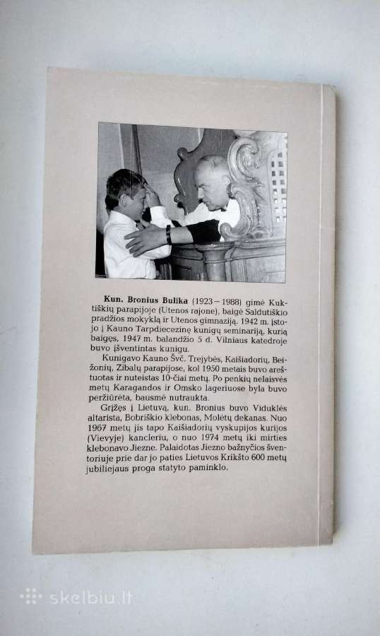 Kun. B. Bulika. Vyturio giesmė. 1998 m. leid. - nuotraukos Nr. 13
