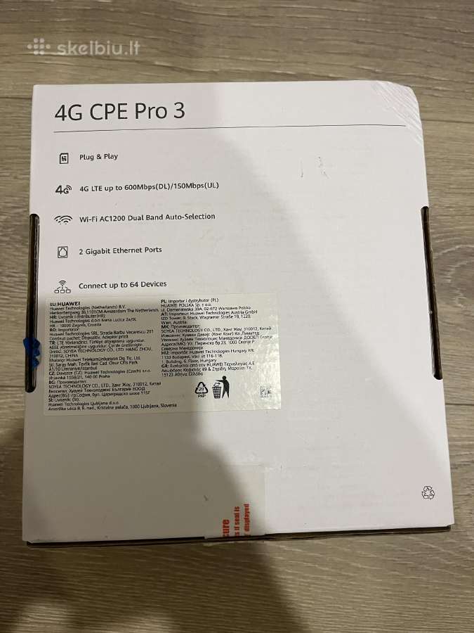 Huawei 4G Cpe Pro 3 B628-350 Wi-fi - nuotraukos Nr. 2