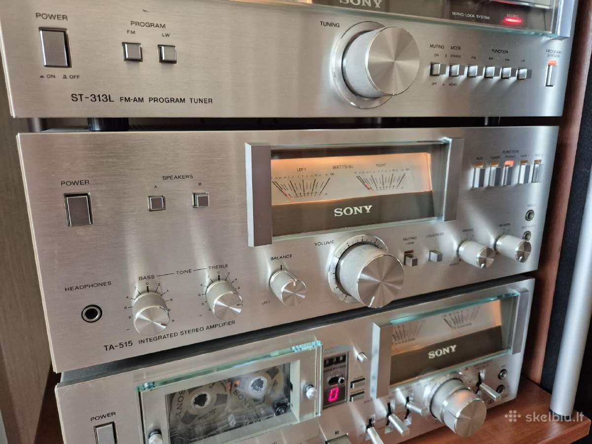 Sony vintažinis komplekt Sony ta 515,st 313,tc u5 - nuotraukos Nr. 4
