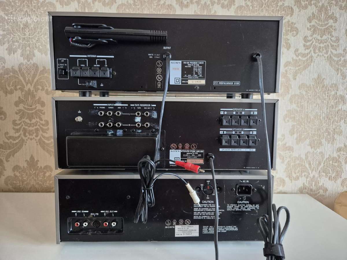 Sony vintažinis komplekt Sony ta 515,st 313,tc u5 - nuotraukos Nr. 15