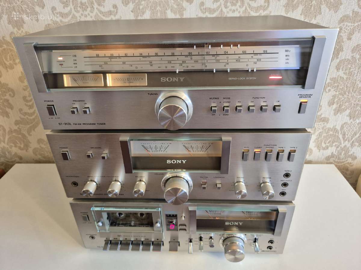 Sony vintažinis komplekt Sony ta 515,st 313,tc u5 - nuotraukos Nr. 11