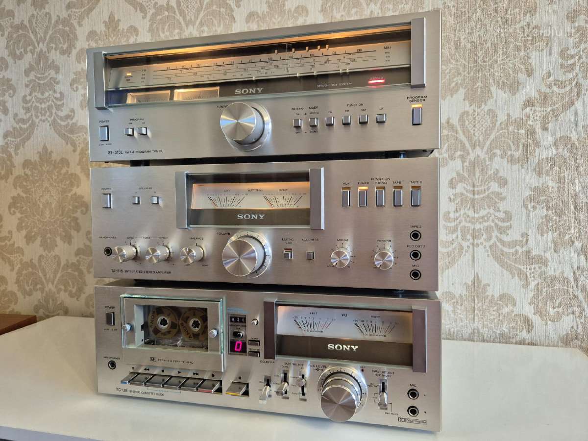 Sony vintažinis komplekt Sony ta 515,st 313,tc u5 - nuotraukos Nr. 12