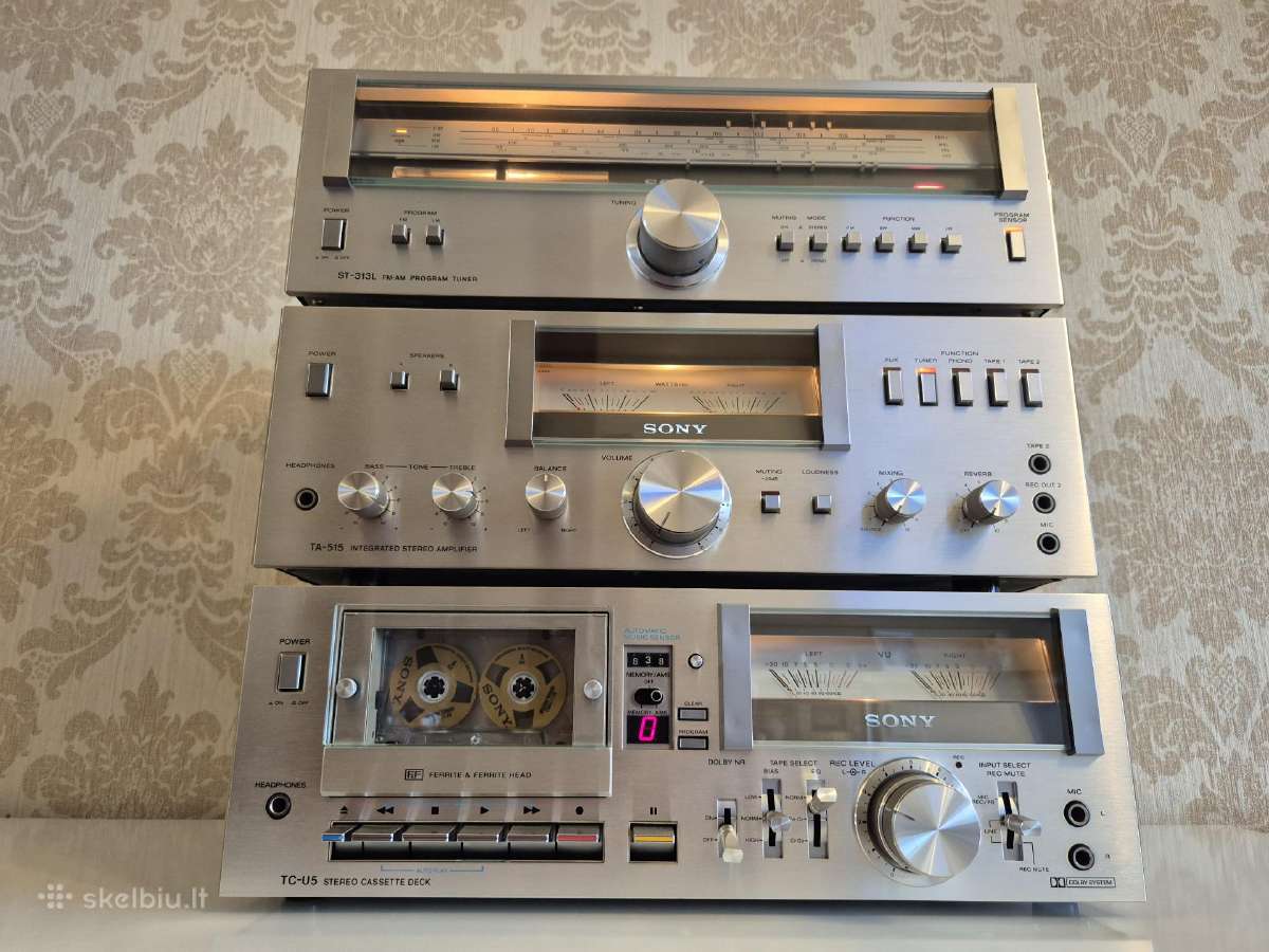 Sony vintažinis komplekt Sony ta 515,st 313,tc u5 - nuotraukos Nr. 13