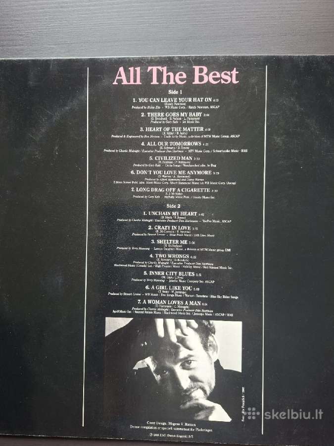 Joe Cocker 1988 "All The Best" - nuotraukos Nr. 2