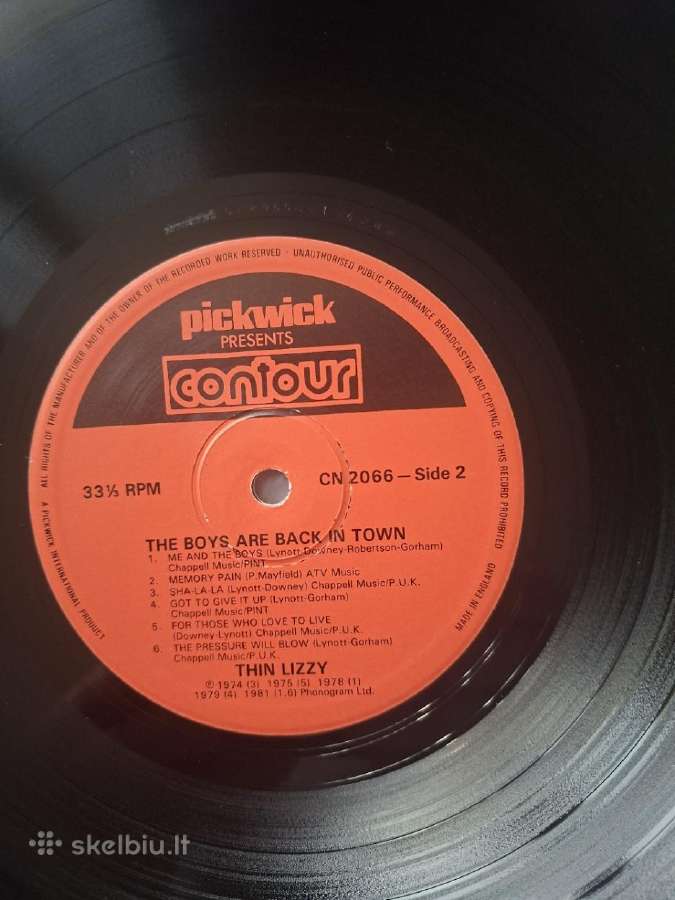 Thin Lizzy 1983 "The Boys Are Back In Town" - nuotraukos Nr. 3