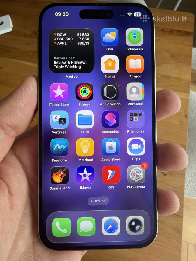 Parduodamas iPhone 15 Pro. - nuotraukos Nr. 6